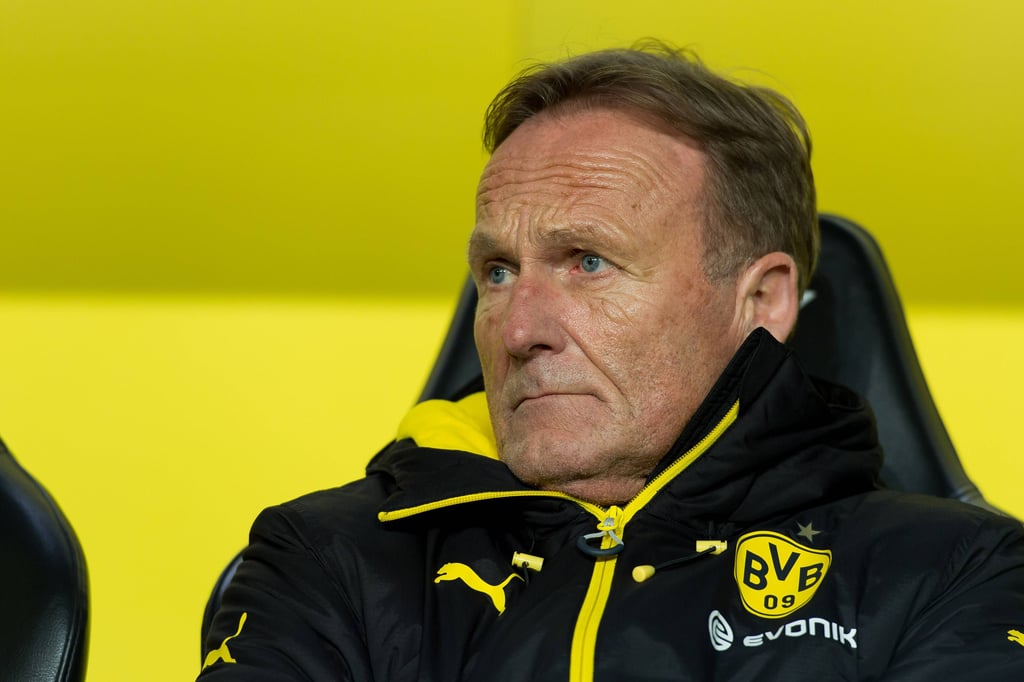 Hans-Joachim Watzke freut sich darüber, dass RB Leipzig seinen BVB noch nicht abgelöst hat.
