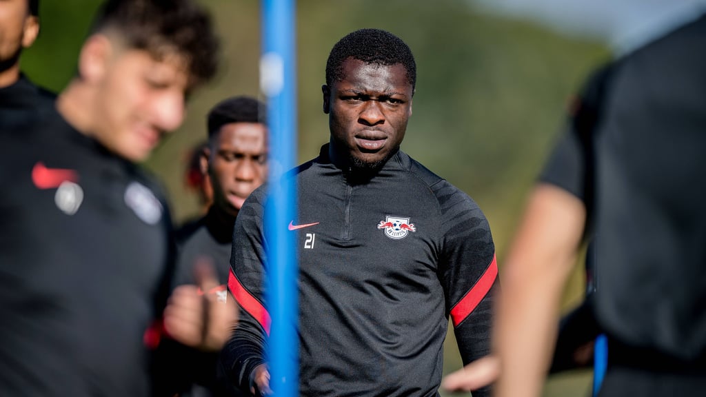 Brian Brobbey soll bei RB Leipzig besser Fuß fassen.