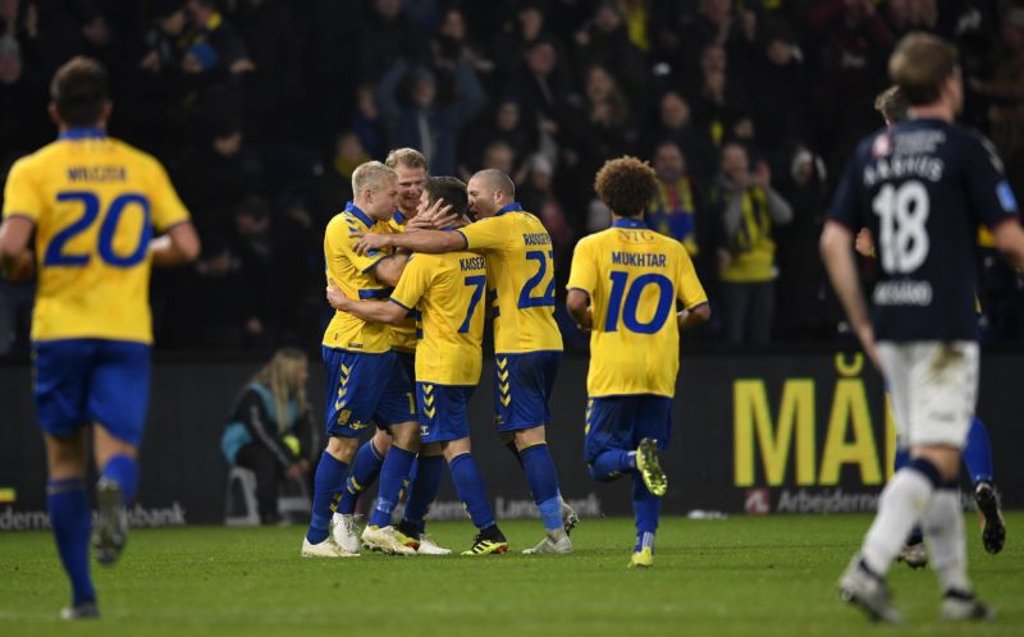 Premierenjubel in der Liga: Bröndbys Nummer 7, Dominik Kaiser