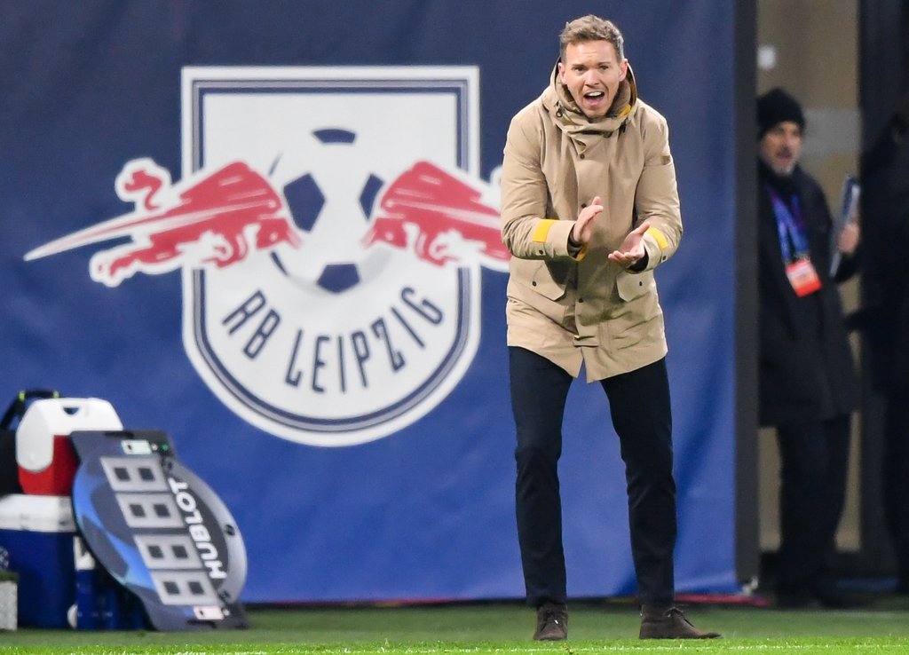 „Mit der zweiten Hälfte absolut nicht zufrieden”: Julian Nagelsmann in Lyon.
