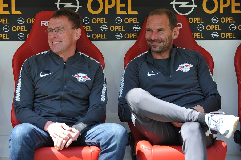 In Manchester wieder vereint: Ralf Rangnick und Sascha Lense.