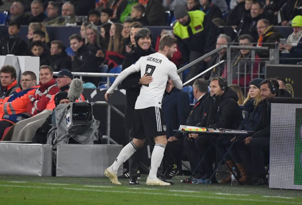 Timo Werner wird nach seinem Treffer in der 63. Minute ausgewechselt.
