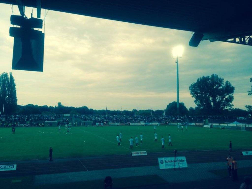 Testspiel in Dessau: RB auf dem Land.