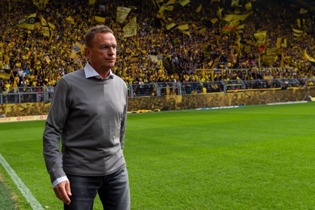 Ralf Rangnick bei einem Gastspiel mit RB Leipzig in Dortmund.