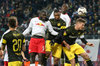 Dayot Upamecano und Ibrahima Konaté waren auch gegen Borussia Dortmund mitten drin im Getümmel.