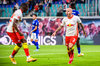 Nordi Mukiele und Angelino bejubeln einen Treffer beim 4:0 gegen Schalke 04.