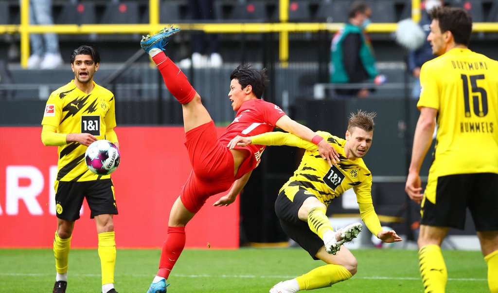 Nicht immer standfest: Leipzigs Hee-chan Hwang