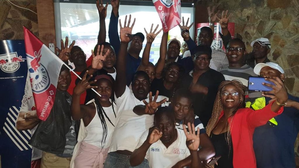 Etwa 50 Mitglieder waren im Fanclub von RB Leipzig in Mosambik organisiert.