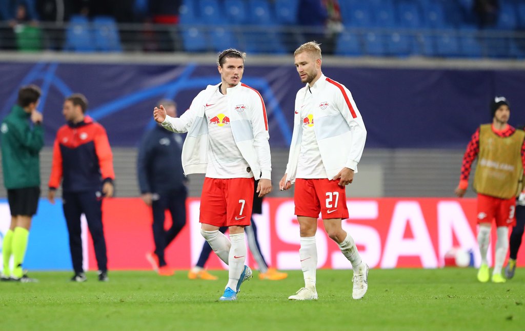 Marcel Sabitzer und Konrad Laimer