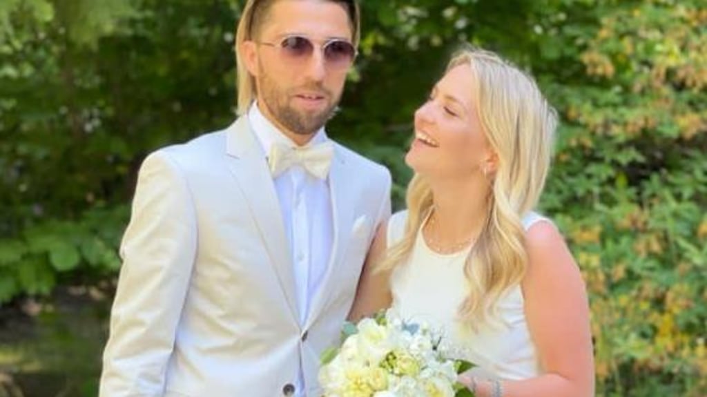 Kevin Kampl und Frau Kampl.