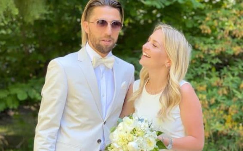 Kevin Kampl und Frau Kampl.