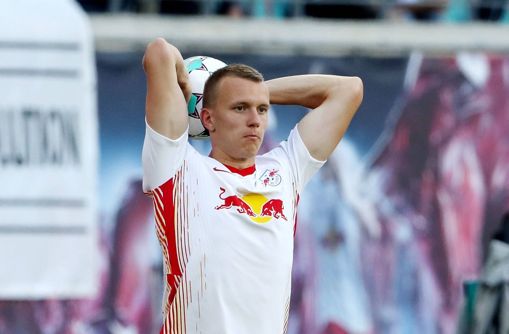 Lukas Klostermann ließ sich gegen Mainz 05 wieder von der Stimmung der Fans tragen.