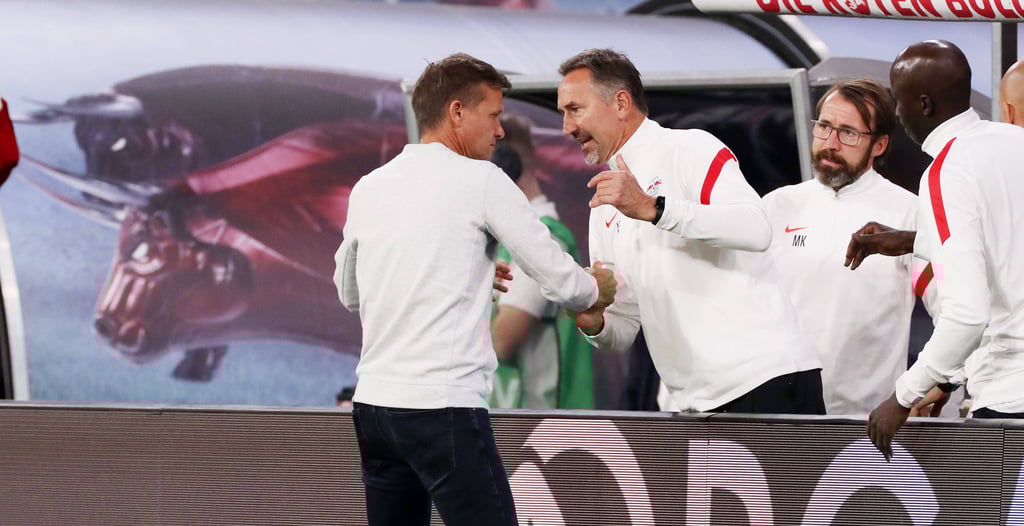 Achim Beierlorzer will Jesse Marsch am Mittwoch einbinden.