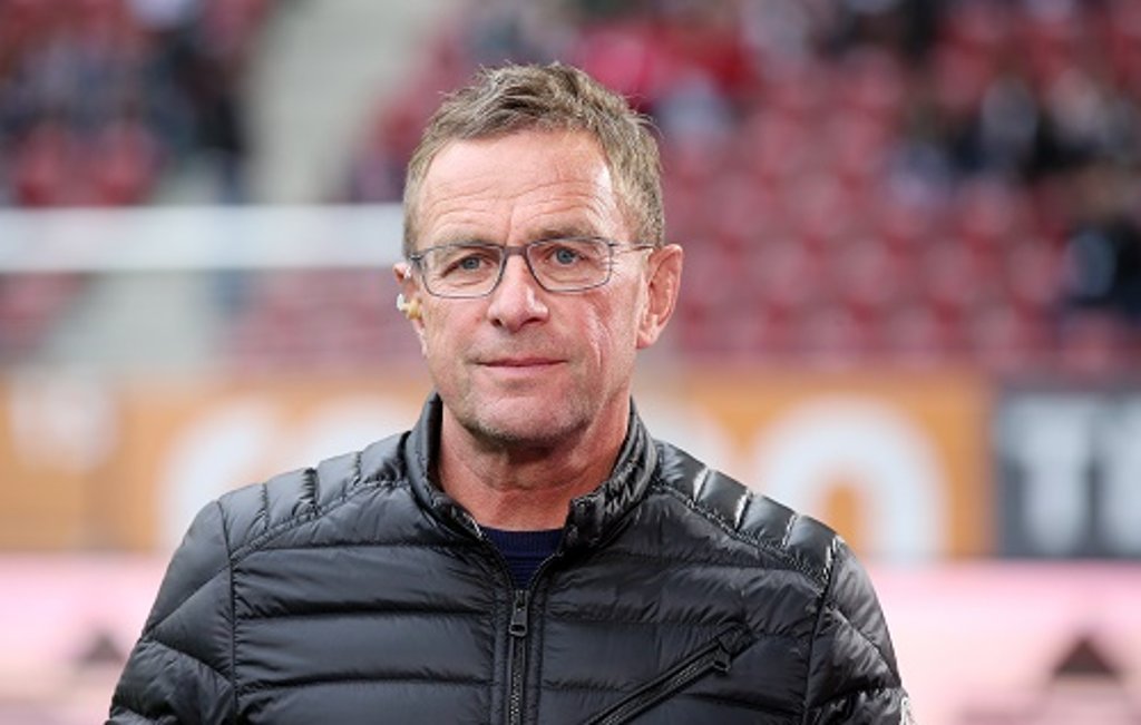 Ralf Rangnick war mit dem 0:0 von RB Leipzg beim FC Augsburg zufrieden.