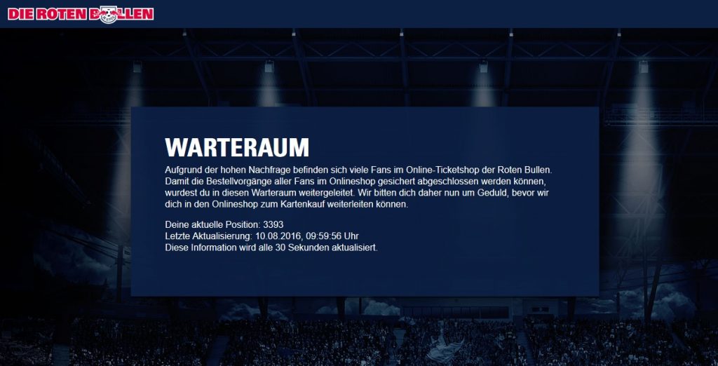 Infos zum Warteraum