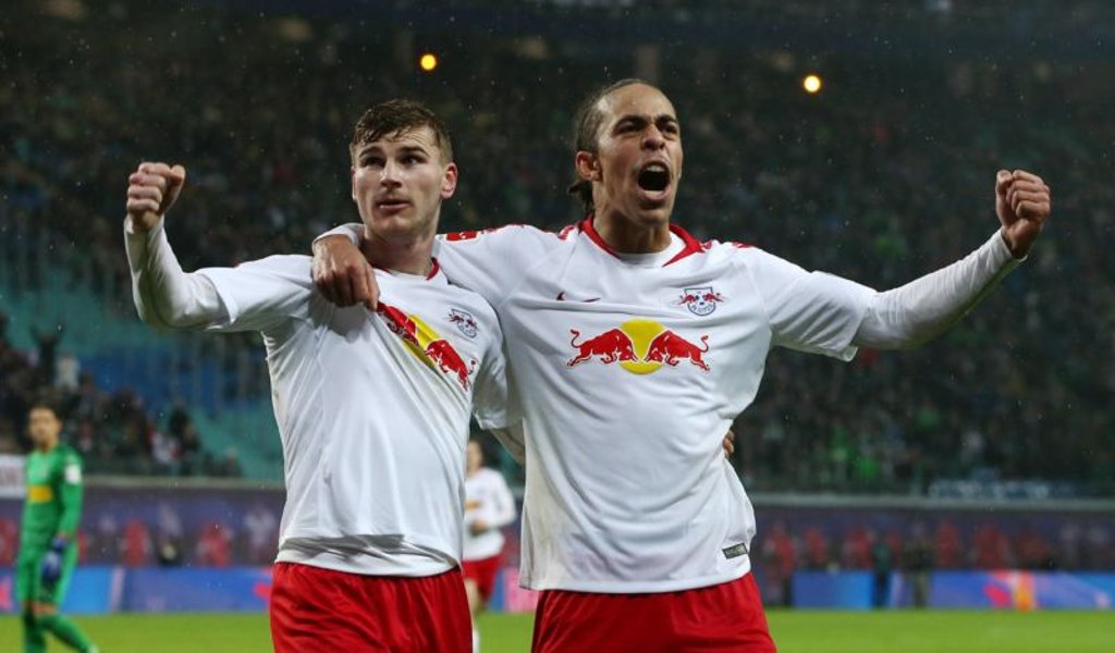 Yussuf Poulsen und Timo Werner dominieren die Offensive von RB Leipzig