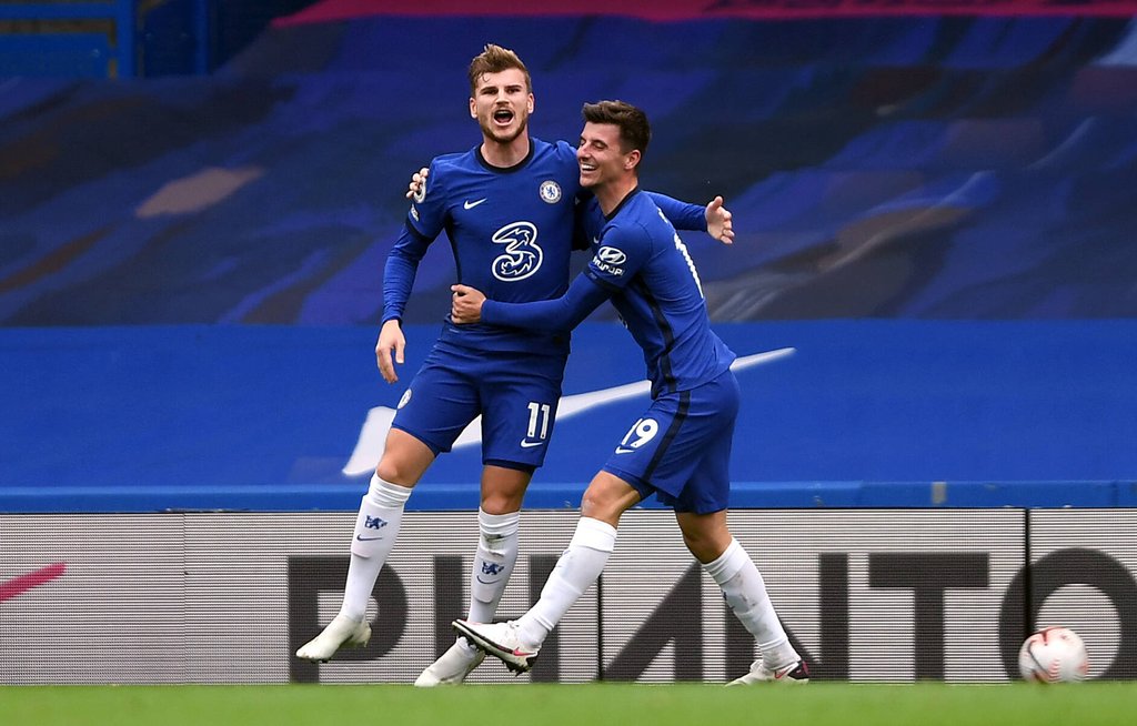 Timo Werner (l.) und Mason Mount verstehen sich auf dem Platz sehr gut, können sich aber auch die Meinung geigen.