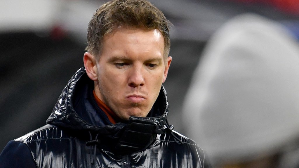 Schmolllippe nach der Niederlage: Julian Nagelsmann.