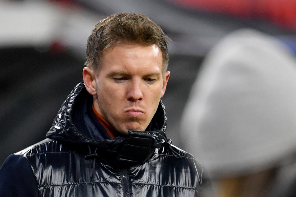 Schmolllippe nach der Niederlage: Julian Nagelsmann.