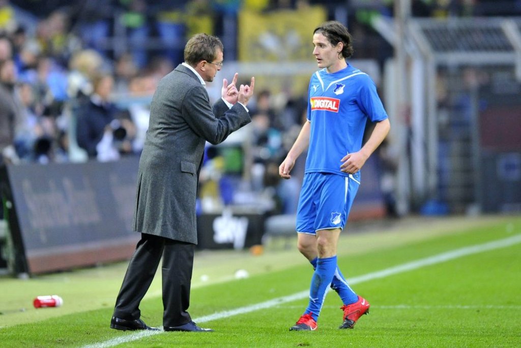 Sebastian Rudy zum FC bayern? Ralf Rangnick und sein ehemaliger Spieler bei der TSG Hoffenheim.