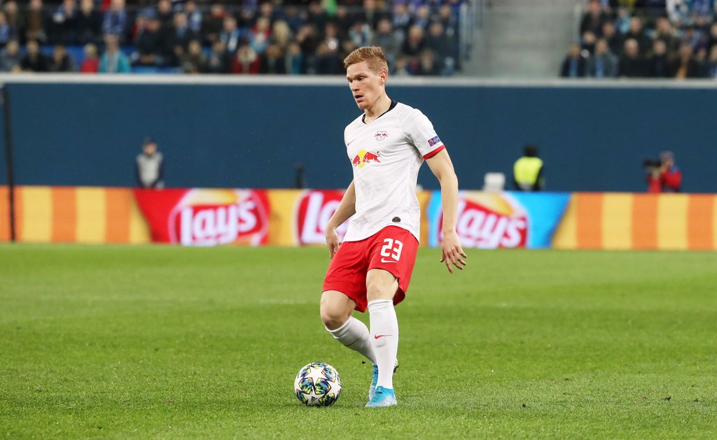 Marcel Halstenberg traf zum 1:0 für RB Leipzig gegen Zenit und musste dann vorzeitig vom Platz.