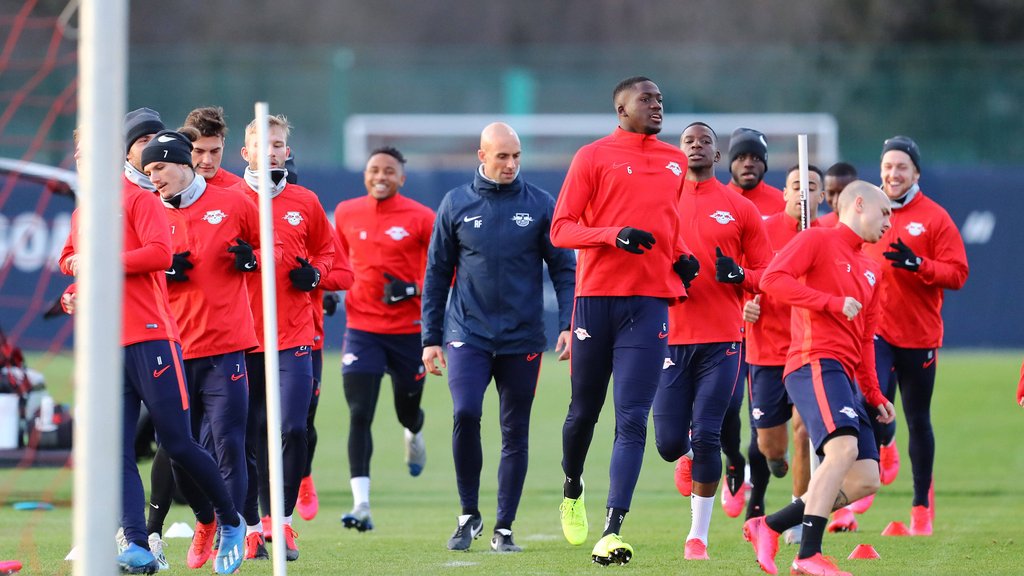 Vorerst letzte Trainingseinheit am Samstagvormittag bei RB Leipzig?