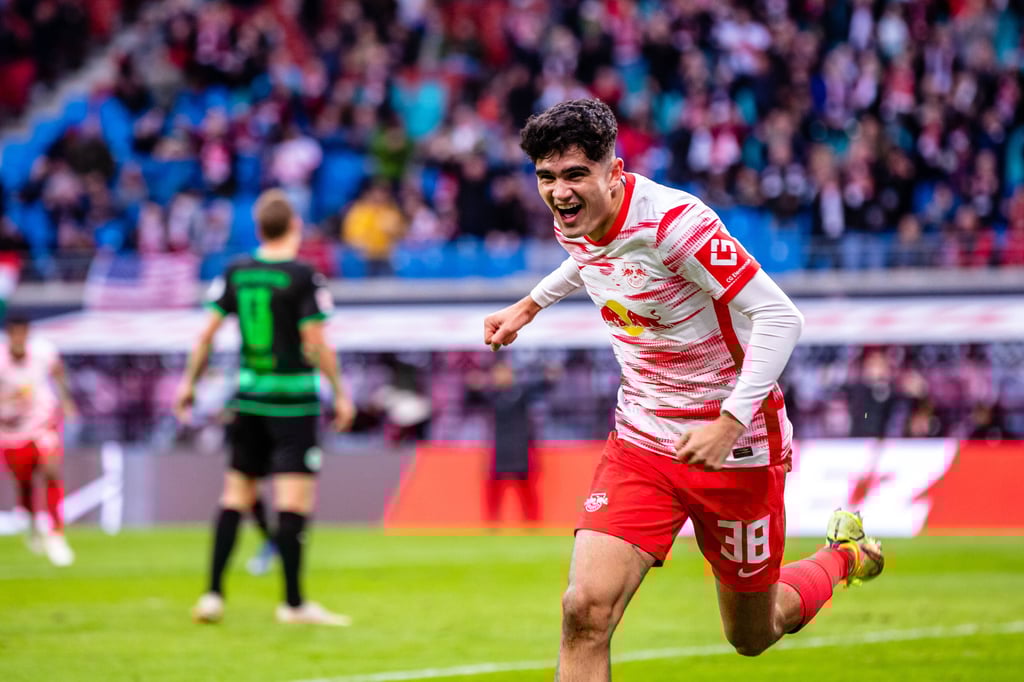 Soll in Babelsberg gleich nachlegen: RB Leipzigs U19-Stürmer Hugo Novoa.