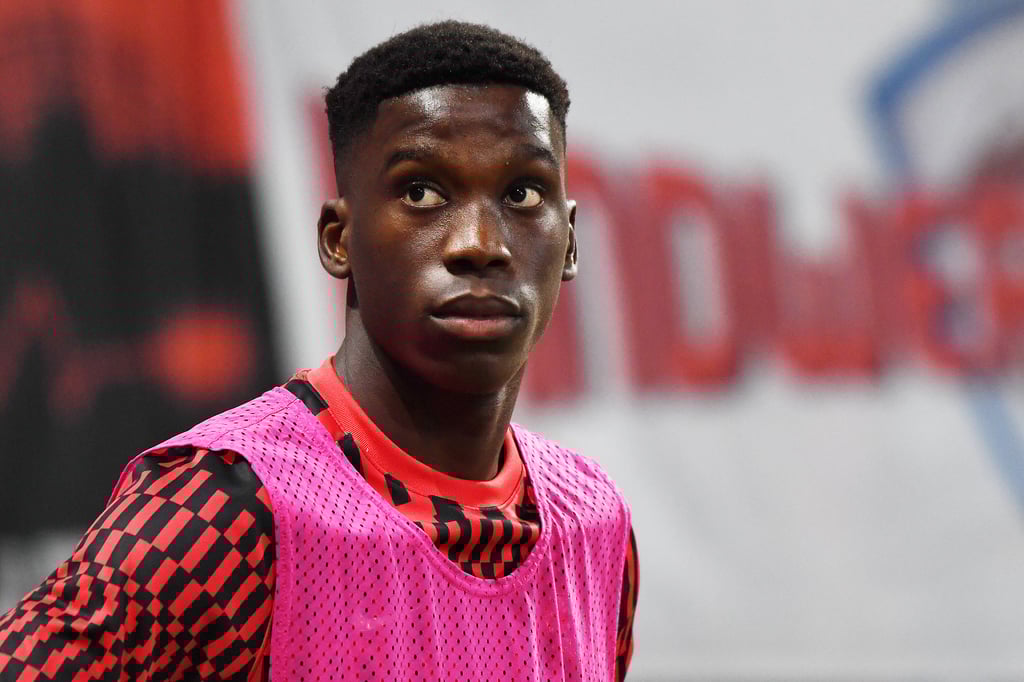 Fußball-Bundesliga Saison 2021/2022, 7. Spieltag, RB Leipzig vs. Bochum (02.10.2021) - 3:0 (0:0). Ilaix Moriba (Zentrale