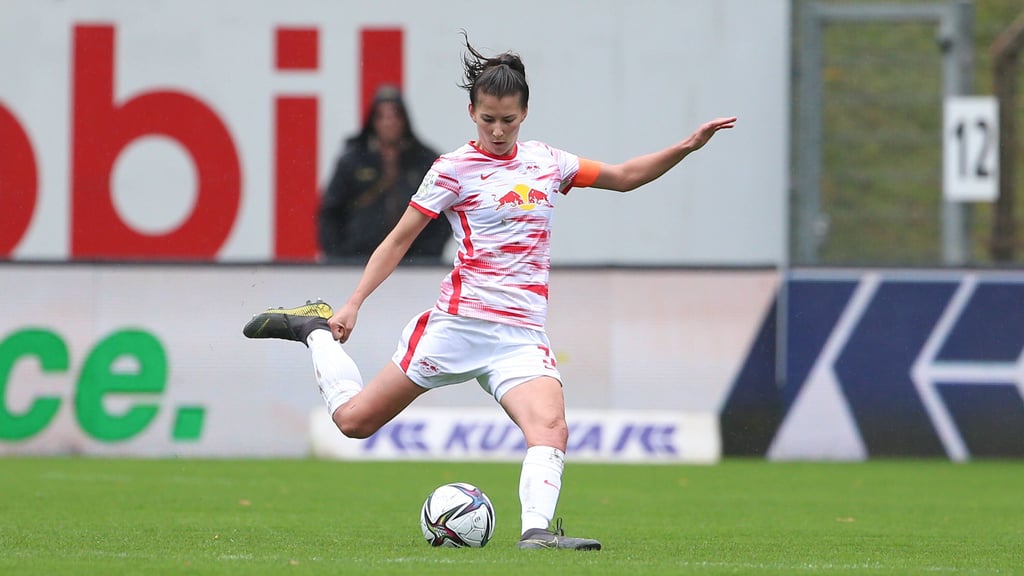 Johanna Kaiser traf zum 1:0 für RB Leipzig.