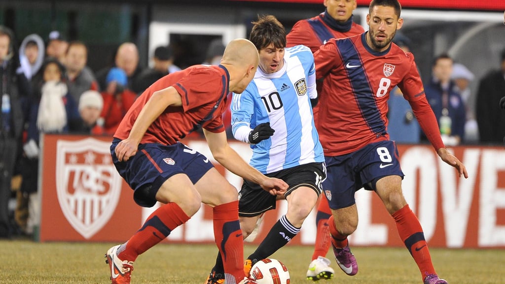 Freundschafts-1:1 gegen die USA: Lionel Messi 2011 im Spiel gegen die USA