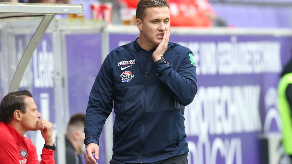 Aleksey Shpilevski erlebte am Sonntag sein letztes Spiel als Trainer von Erzgebirge Aue.