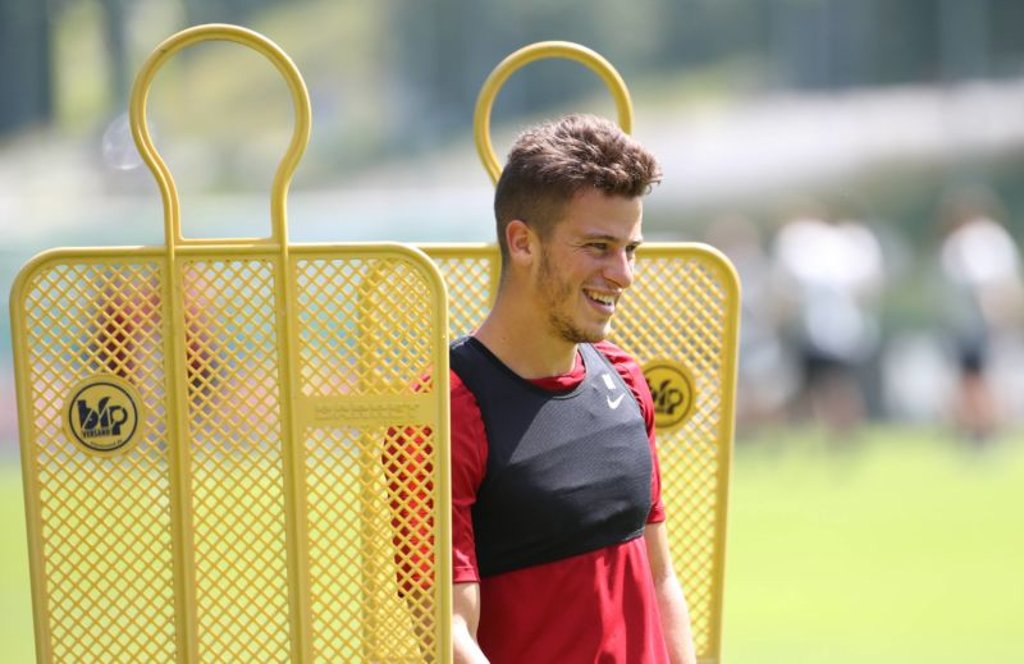 RBL-Profi Diego Demme setzt mit dem Training aus.