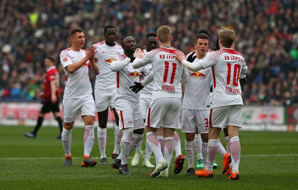 RB Leipzig schlug Hannover 96 mit 3:2.