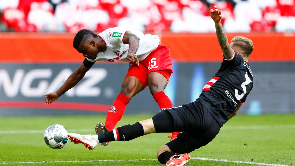 „Unglaublicher Körper”: Kölns Torjäger Jhon Cordoba.&nbsp;