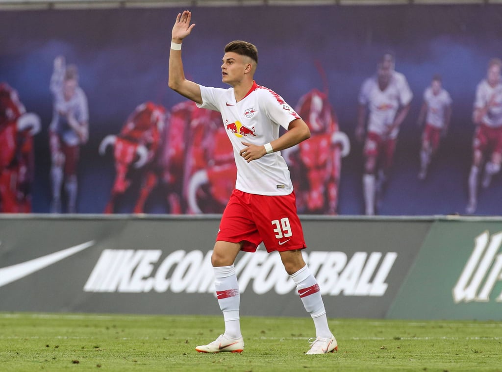 Einziger Profieinsatz bei RB: Fabrice Hartmann in der Partie gegen Häcken