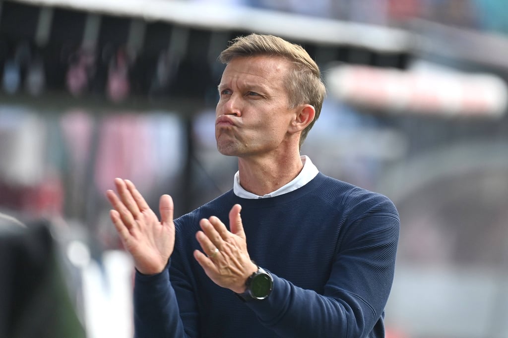 „Wir haben viel zu tun, um die Mannschaft aufzubauen, die ich im Kopf habe”: RB-Trainer Jesse Marsch im Findungsprozess.