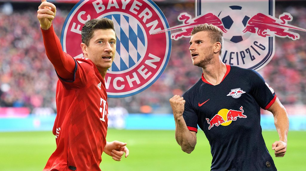 Duell der Torjäger: Robert Lewandowski vs. Timo Werner.