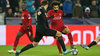 Naby Keita (l.) trifft mit seinen Kollegen um Superstar Mohammed Salah in der K.o.-Runde auf seinen alten Klub RB Leipzig.