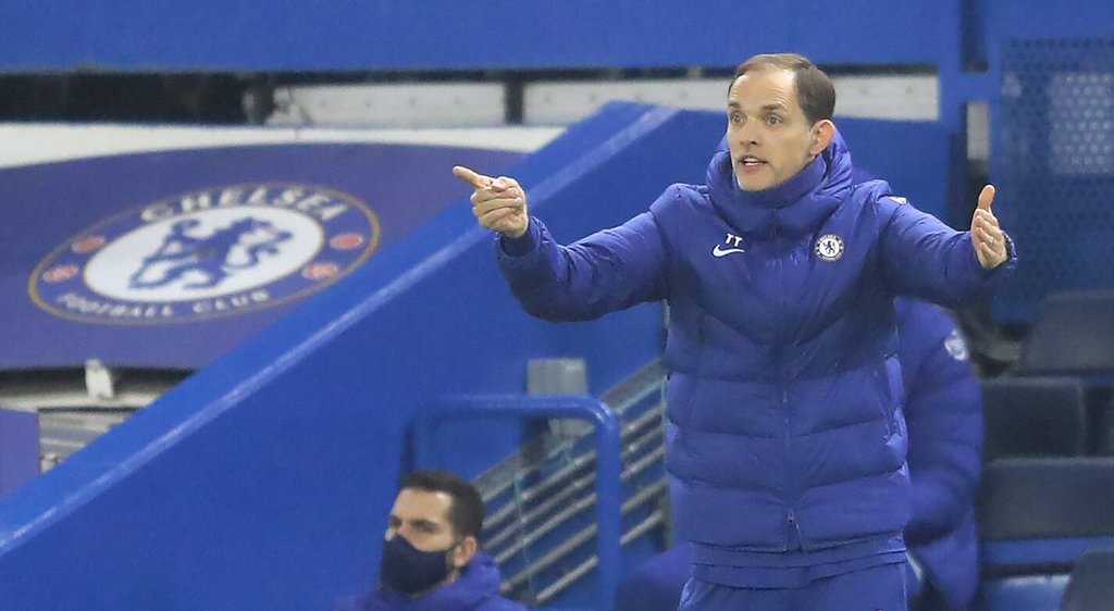 Neue Arbeitskleidung: Thomas Tuchel bei seinem ersten Spiel für Chelsea.