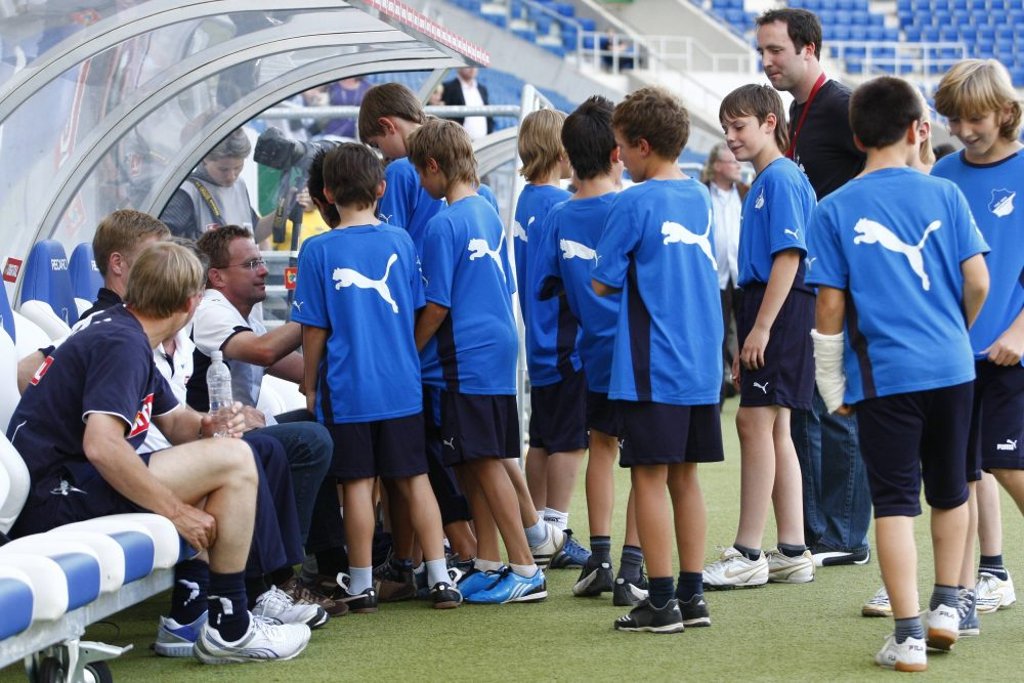Ralf Rangnick hat ein Herz für Kinder.