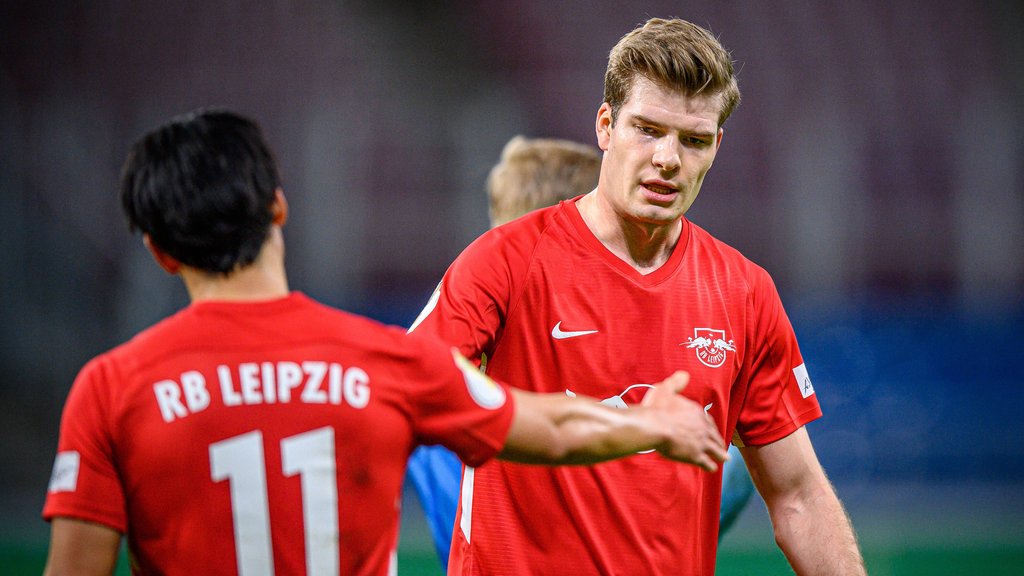Neu formierter RB-Sturm: Hee-chan Hwang und Alexander Sörloth.