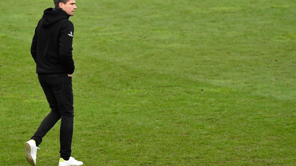 Nürnbergs Cheftrainer Robert Klauß nach der Pleite gegen den SV Sandhausen.