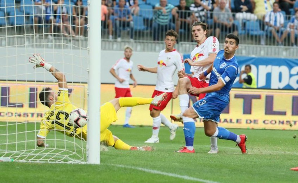 Wichtiger Führungstreffer: Marcel Sabitzer trifft zum 1:0 gegen Craiova