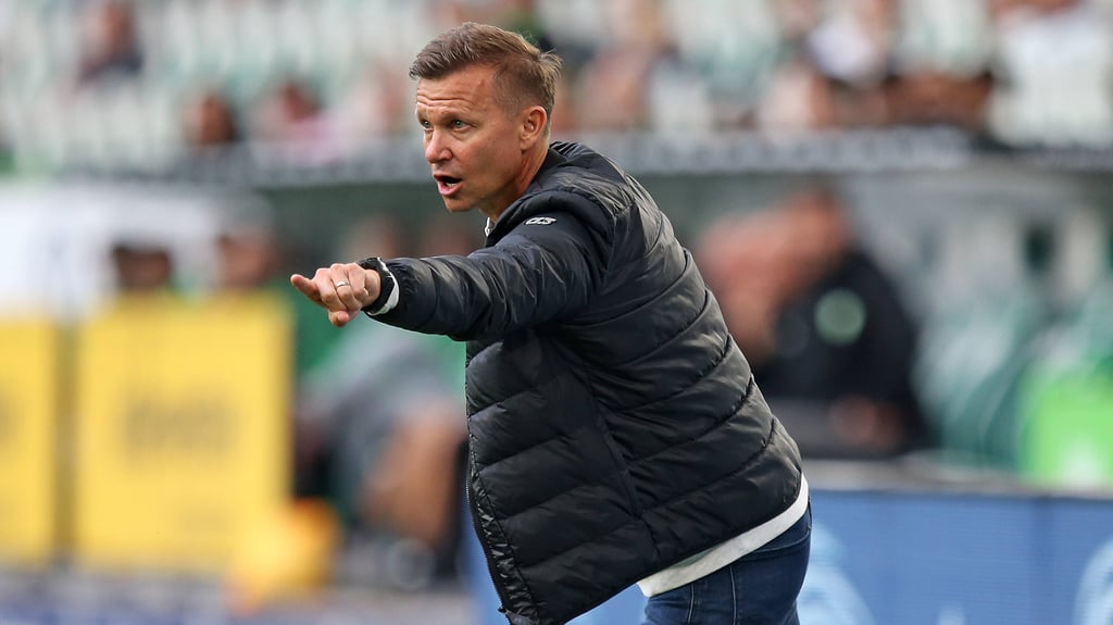 RB Leipzigs Coach Jesse Marsch steht gegen Hertha BSC Berlin unter Druck
