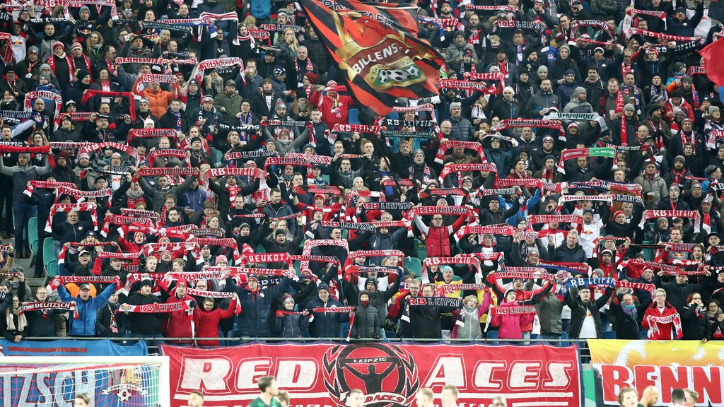 Nicht mehr geschlossen im Block präsent: die RB-Leipzig-„Ultras” Red Aces.