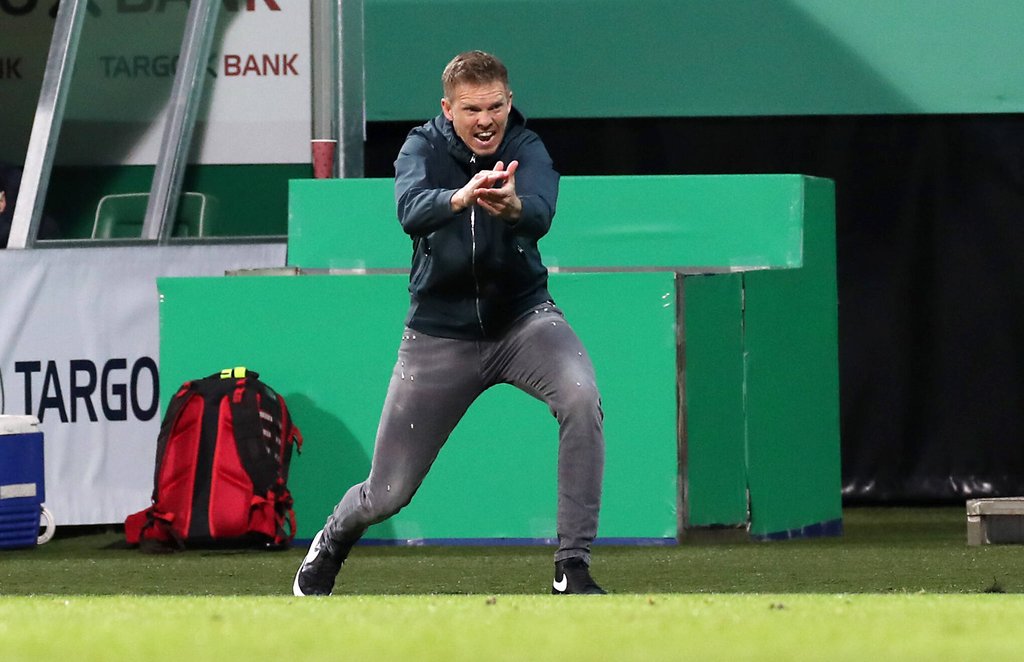 „Wir haben uns wieder zusammengerauft”: Julian Nagelsmann beim Pokalfinaleinzug in Bremen.