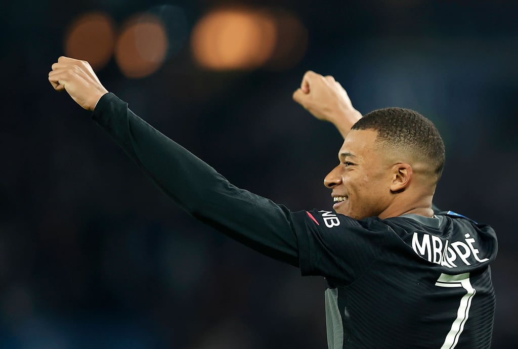Superstar Kylian Mbappe bejubelt sein Tor gegen Angers.