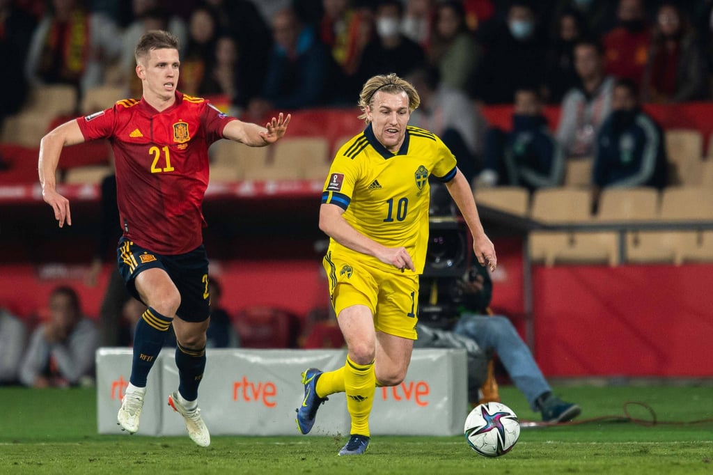 Dani Olmo war mit Spanien gegen Schweden und Emil Forsberg erfolgreich.
