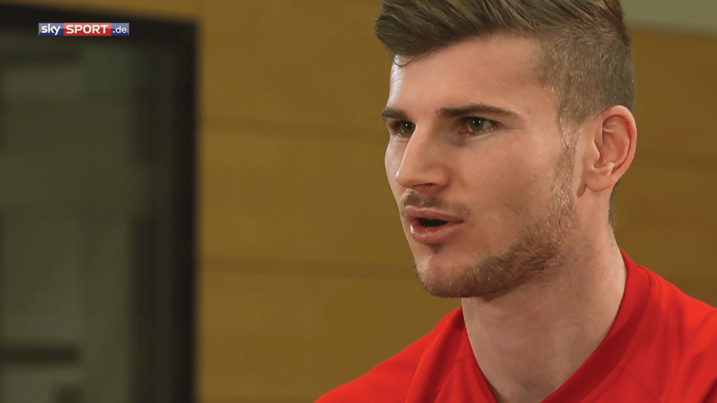 Timo Werner sprach bei Sky Sport über seine Anfänge im Profifußball.