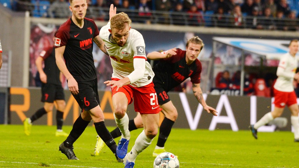 Kraftakt zum Jahresende: Konrad Laimer.